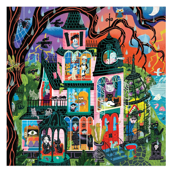 Mudpuppy 500 Piece Family Puzzle - Monster Mansion