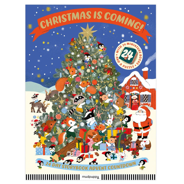 Mudpuppy Christmas Is Coming! 24 Day Storybook Advent Calendar
