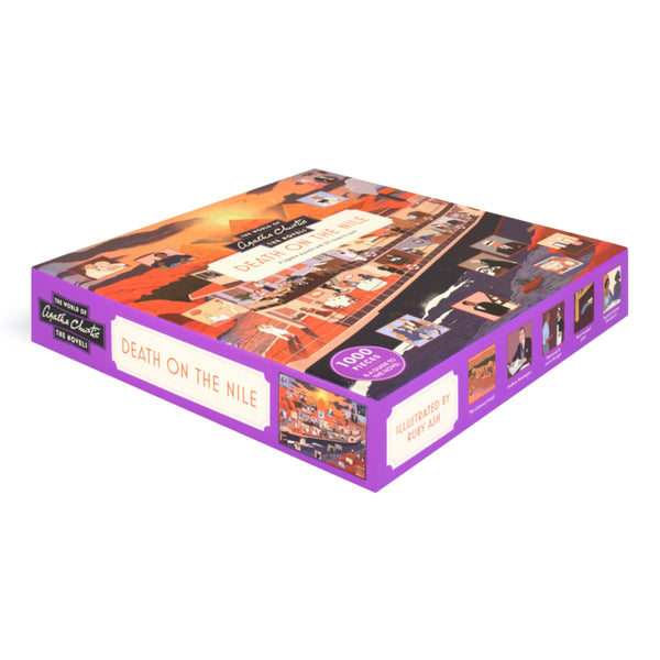 Laurence King 1000pc Puzzle - The World of Agatha Christie: Death on the Nile