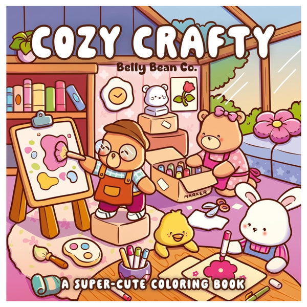 Belly Bean Colouring Book - Cozy Crafty