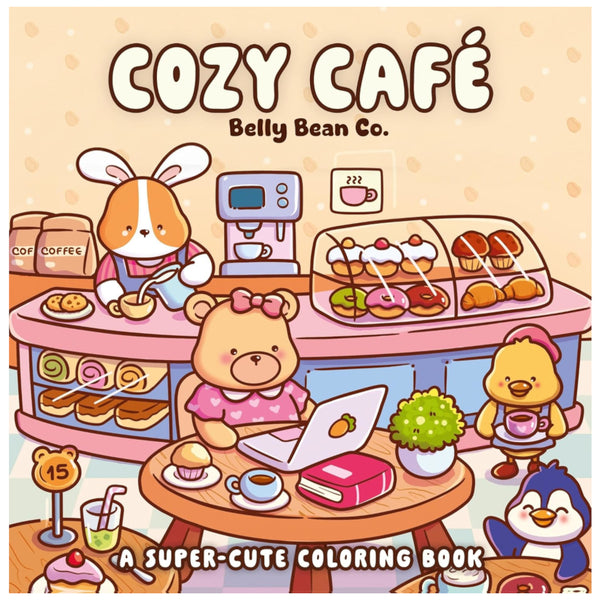 Belly Bean Colouring Book - Cozy Café