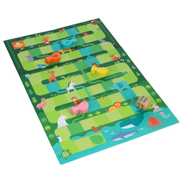 Petit Collage Board Game - Slides and Climbs: A Get to the Top Game