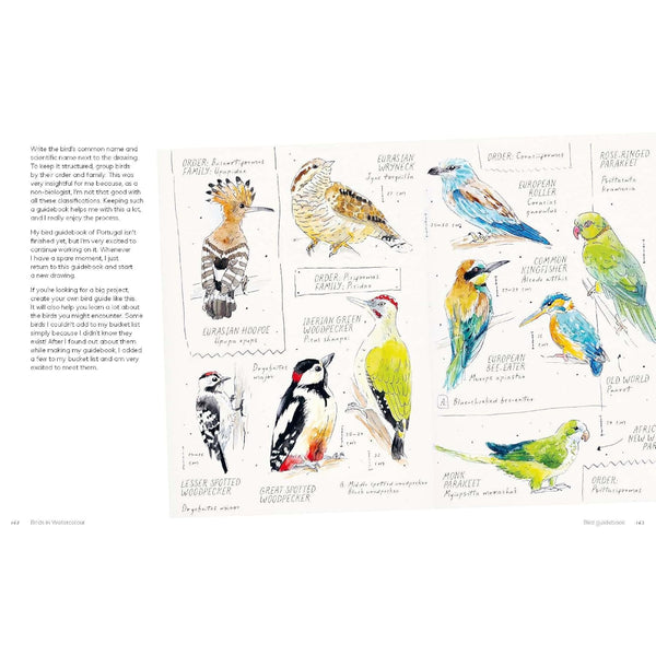 Quadrille Art Instruction Book - Birds In Watercolour