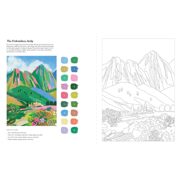 Quadrille Paint By Numbers: Art Escapes