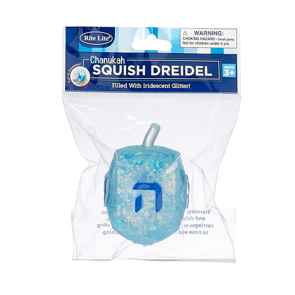 Rite Lite Glitter Filled Squish Dreidel
