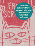 Blue Q Dish Towel - Made From Scratch Cat