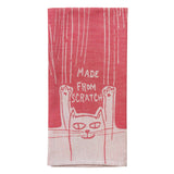 Blue Q Dish Towel - Made From Scratch Cat