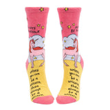 Blue Q Women's Socks - Always Be Yourself Unless You Can Be A Unicorn