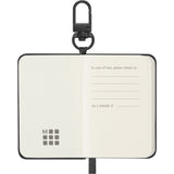 Moleskine "The Mini" Plain Hard Cover Notebook Charm - Black