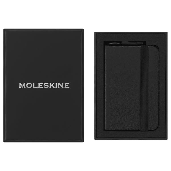 Moleskine "The Mini" Plain Hard Cover Notebook Charm - Black