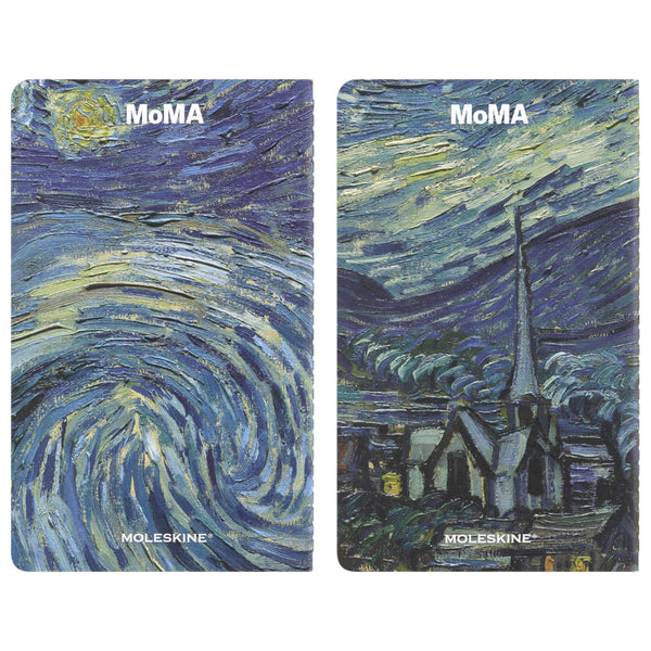 Moleskine Cahier Plain Journals 2pk, Large - MoMA Vincent van Gogh