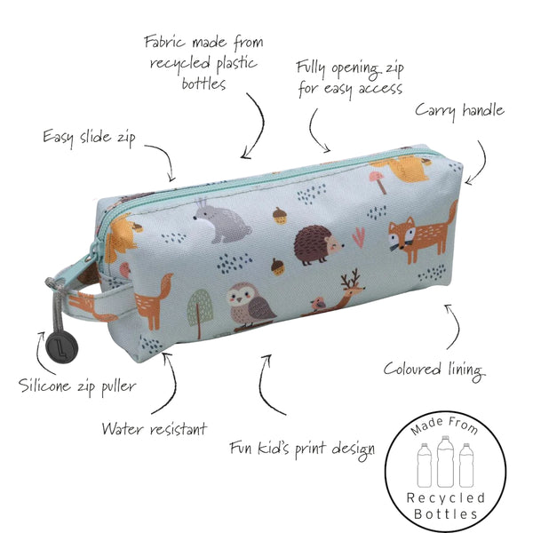 Little Lund Pencil Case - Woodland