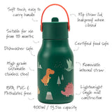 Little Lund Water Bottle - Dino