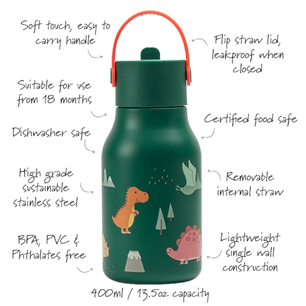 Little Lund Water Bottle - Dino
