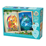 Cobble Hill 350pc Family Puzzle - Night & Day Dragon