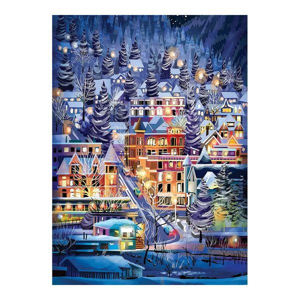 Cobble Hill 500pc Puzzle - Ski Town