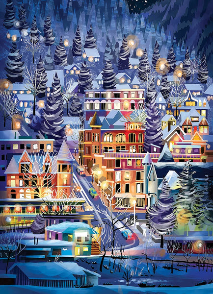 Cobble Hill 500pc Puzzle - Ski Town