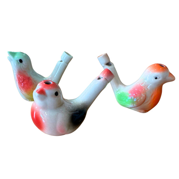 House of Marbles Water Warblers Ceramic Bird Call Whistle