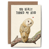 Bewilderbeest Greeting Card - You Really Turned My Head