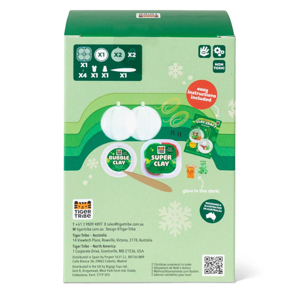 Tiger Tribe Clay Craft Ornament Kit - Bear & Bunny
