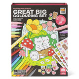 Tiger Tribe Great Big Colouring Set - Magical Mini Worlds