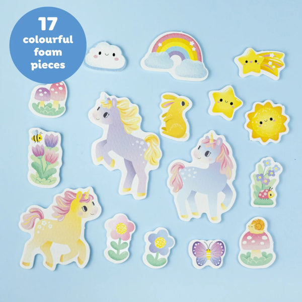 Tiger Tribe Bath Art - Unicorn Tales