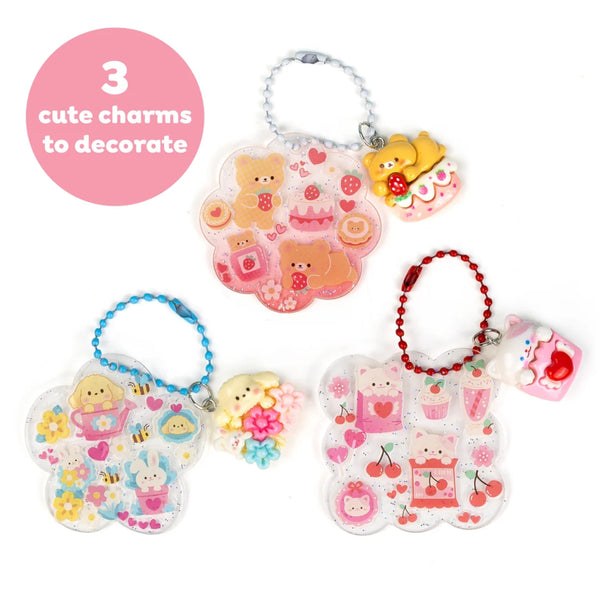 Tiger Tribe Bag Charm Kit - Kawaii Sticker Craft Kit