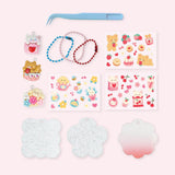 Tiger Tribe Bag Charm Kit - Kawaii Sticker Craft Kit