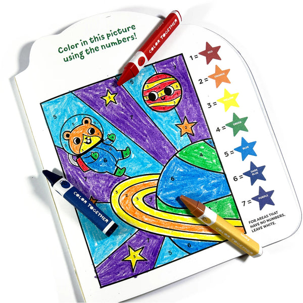 Ooly Color Together Triangular Crayons, Easy Grip - Set of 18