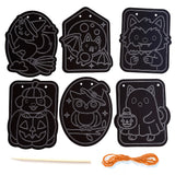 Ooly Scratch & Scribble Halloween Window Banner Kit - Boo Buddies