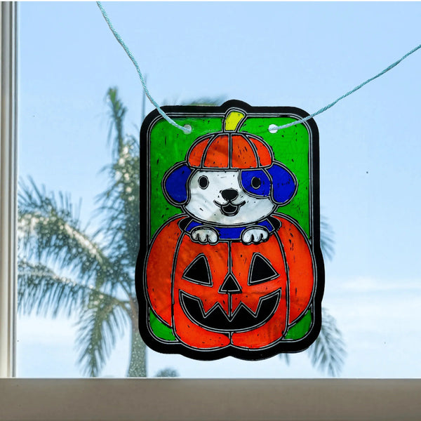 Ooly Scratch & Scribble Halloween Window Banner Kit - Boo Buddies