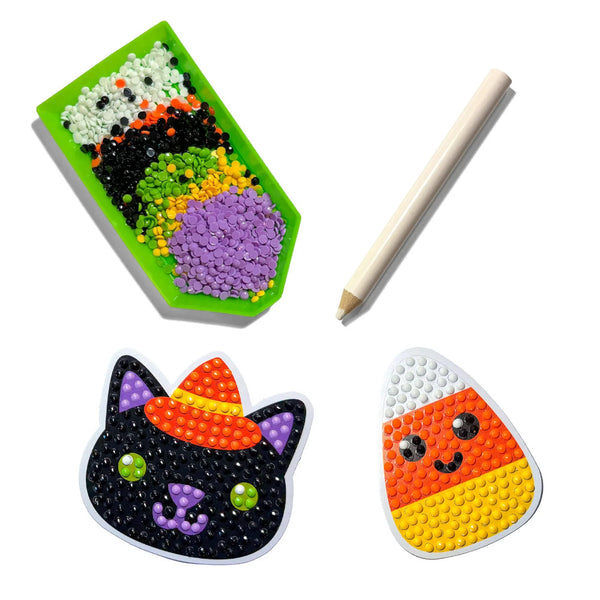 Ooly Razzle Dazzle DIY Gem Art Sticker Kit - Spooky Fun Halloween
