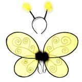 Great Pretenders Kids Costume - Bumble Bee Wings & Headband