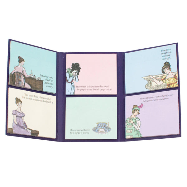 Unemployed Philosophers Guild Sticky Notes Booklet - Jane Austen