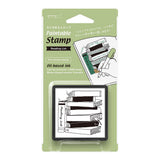 Midori Pre-Inked Paintable Stamp - Reading List