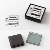 Midori Pre-Inked Paintable Stamp - Reading List