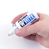 Pentel White Permanent Marker - 6.6mm Broad Point
