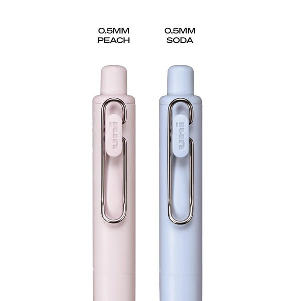 Uni-ball ONE P Gel Pen 0.5mm 2pk - Peach & Soda