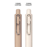 Uni-ball ONE P Gel Pen 0.5mm 2pk - Coffee & Yogurt