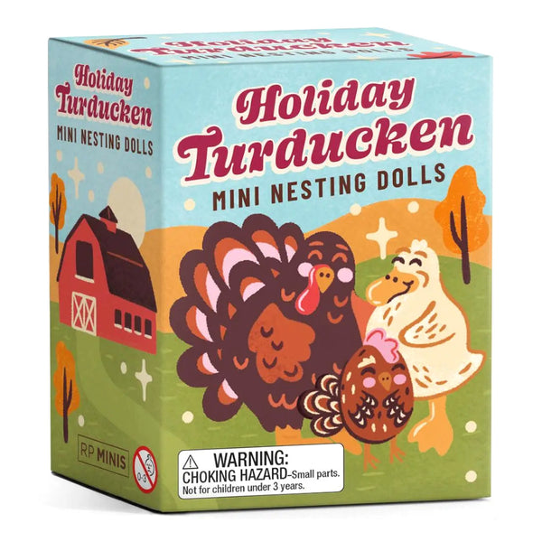 RP Minis Holiday Turducken Mini Nesting Dolls 3pc Set & Book