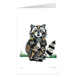 Indigenous Collection Greeting Card - Jessica Somers: Rusty (Raccoon)