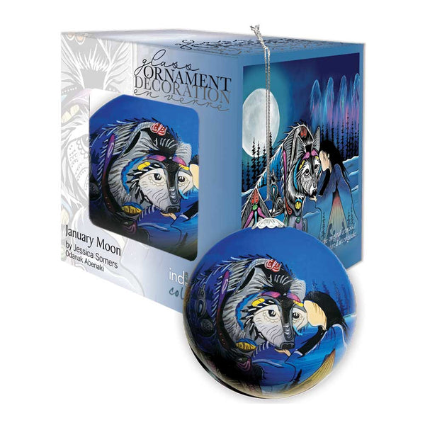 Indigenous Collection Ornament - Jessica Somers: January Moon