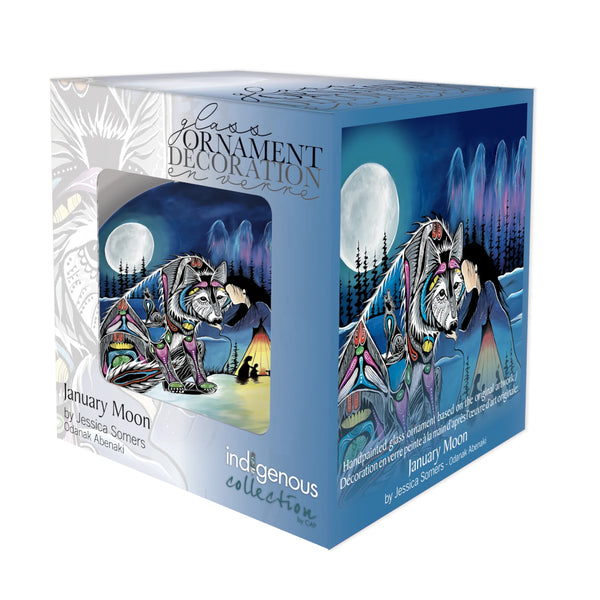 Indigenous Collection Ornament - Jessica Somers: January Moon