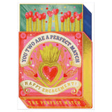 Art File Engagement Greeting Card - You Two Are A Perfect Match