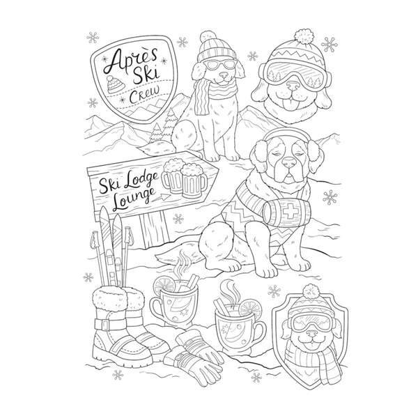 Creative Haven Colouring Book - Après All Day