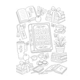 Creative Haven Colouring Book - Book Club