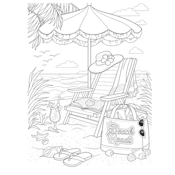 Creative Haven Colouring Book - Book Club