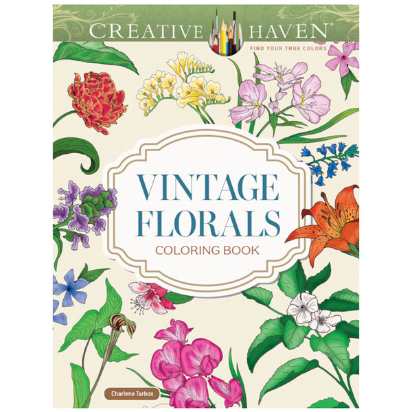 Creative Haven Colouring Book - Vintage Florals