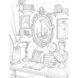 Dover Publications Dark Academia: A Colouring Book