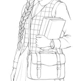 Dover Publications Dark Academia: A Colouring Book